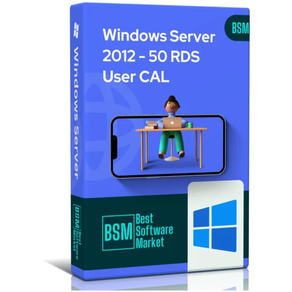 Windows Server 2012 RDS 50 user CAL - Key Email delivery